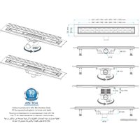 Шторка-занавеска для ванны V-line 1564-1