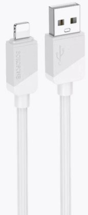 

Кабель Borofone BX107 USB Type-A - Lightning (1 м, белый)