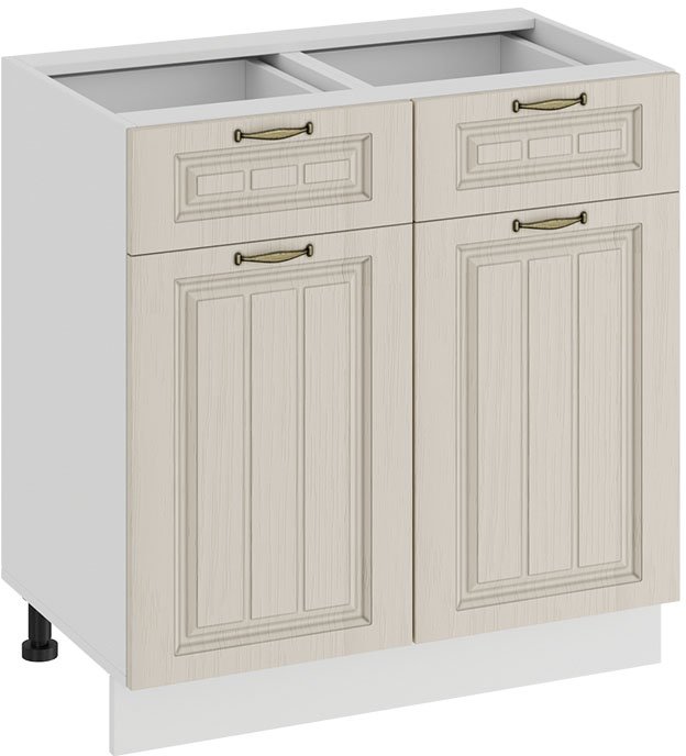 

Шкаф напольный Трия Лина 1Н8Я1 (белый/кремовый)