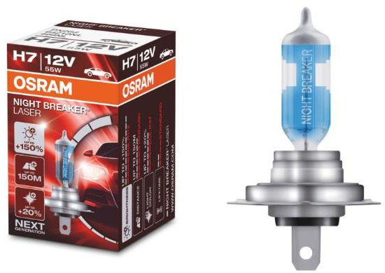 

Автомобильная лампа Osram H7 Night Breaker Laser 64210NL 1шт