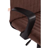 Офисное кресло TetChair Spark флок (коричневый)