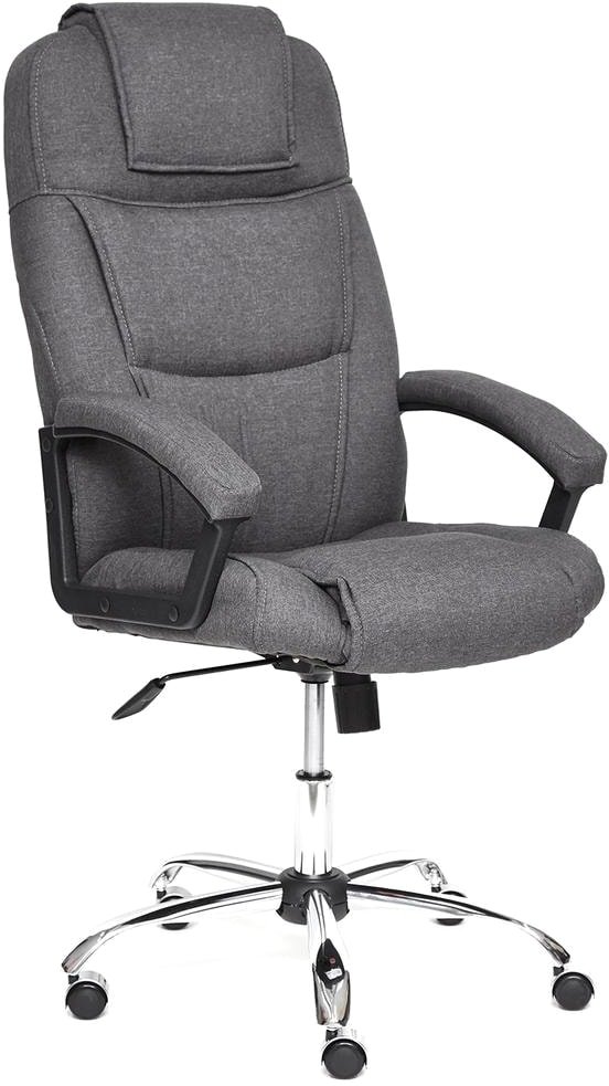 

Офисное кресло TetChair Бергамо хром (ткань, темно-серый)