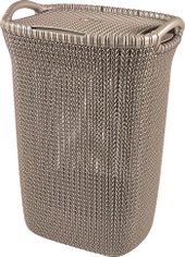 Knit Laundry Hamper 57л (темно-коричневый)