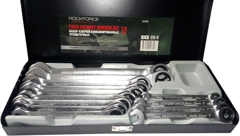 

Набор ключей RockForce RF-51310 (13 предметов)