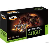 Видеокарта Inno3D GeForce RTX 4060 Ti 8GB Twin X2 N406T2-08D6-171153N