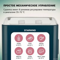 Сушилка для овощей и фруктов StarWind SFD6431