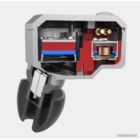 Наушники KZ Acoustics ZS5 (с микрофоном, серый)