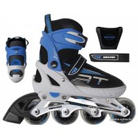 Роликовые коньки Vimpex Sport PW-153-B51 (р.33-36, голубой)