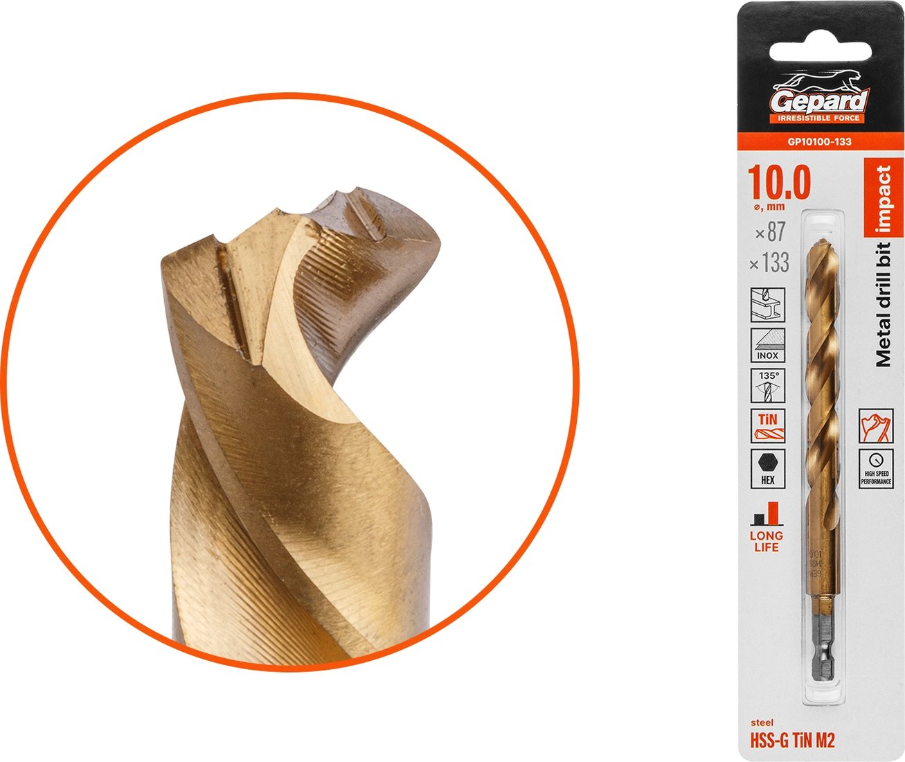 

Сверло Gepard GP10100-133