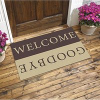 Придверный коврик Venera Home Welcome Goodbye ПВХ 60x90