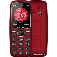 Кнопочный телефон TeXet TM-B307 (красный)