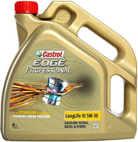 

Моторное масло Castrol EDGE Professional LongLife III 5W-30 4л