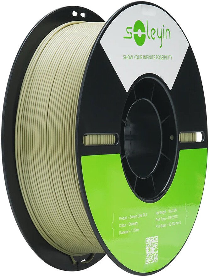 Филамент Creality PLA Soleyin Ultra 1.75мм 3301010604 (1 кг, ботанический зеленый)