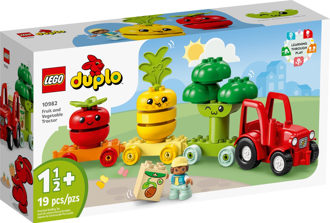 

Конструктор LEGO Duplo 10982 Трактор для перевозки овощей и фруктов
