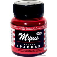 Тушь художественная Гамма 300018 (красный)