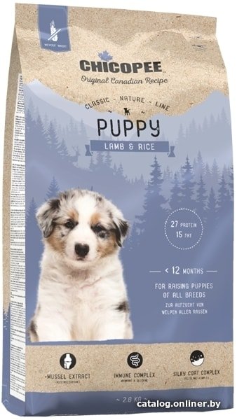 Сухой корм для собак Chicopee CNL Puppy Lamb & Rice (ягненок с рисом) 2 кг