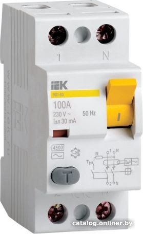 Устройство защитного отключения IEK ВД1-63 2Р 40А 300мА MDV10-2-040-300