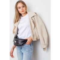 Сумка на пояс Franchesco Mariscotti 1-4618к (крокодил, черный)