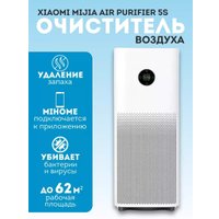 Очиститель воздуха Xiaomi Mijia Air Purifier 5S AC-M24-SC (с переходником на евровилку)