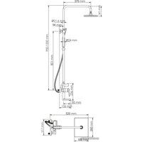 Душевая система  Wasserkraft A15501