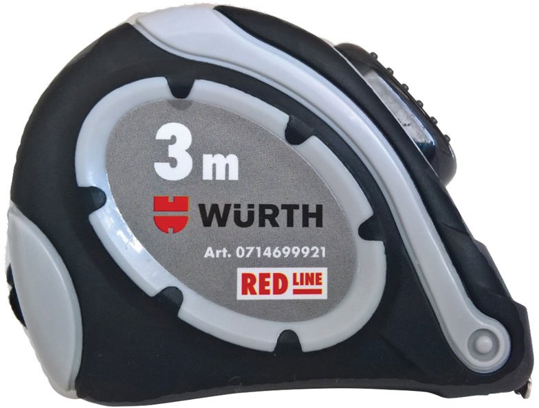 

Рулетка Wurth Red Line 0714699921 (3м/16мм)