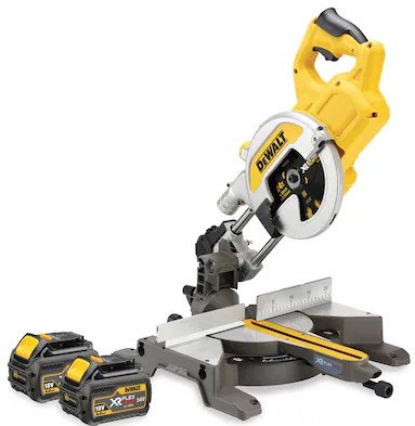 Торцовочная пила DeWalt DCS777T2 (с 2-мя АКБ)