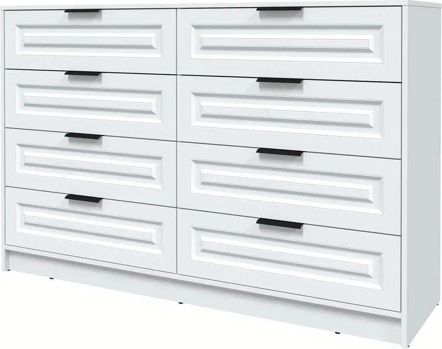 

Комод Интерлиния Концепт КТ-К157 Деко (белый платинум/белый)