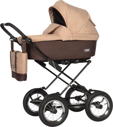 Универсальная коляска Riko Basic Bella Classic (2 в 1, 07, коричневый)