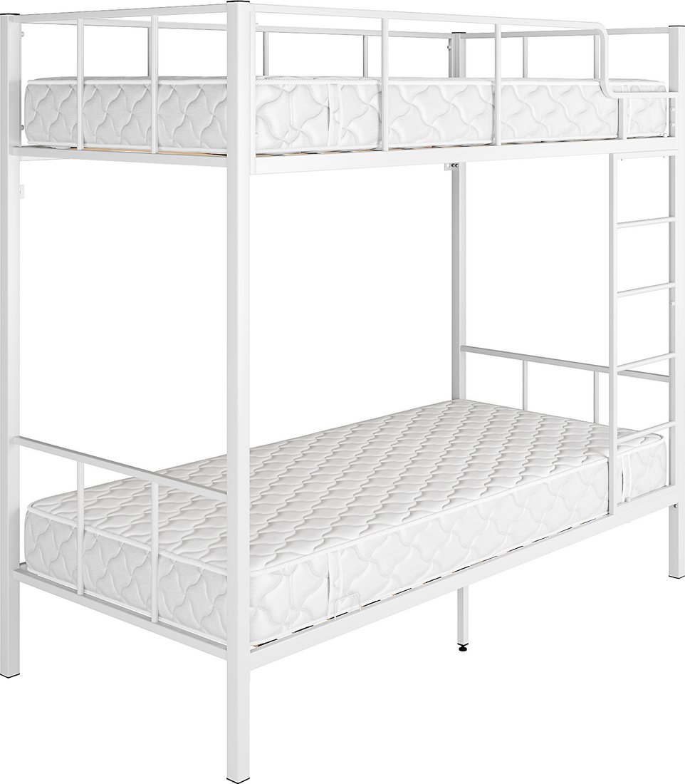 

Двухъярусная кровать Князев Мебель Дебора 1 ДБ1.80.200.Б (белый муар)