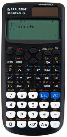 

Инженерный калькулятор BRAUBERG SC-991EX-Plus 271726
