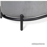 Пуфик Sheffilton SHT-B7 (угольно-серый/черный муар)