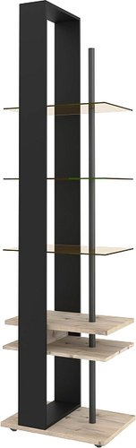 Стеллаж Глазов Nature 25 (гаскон пайн/черный)