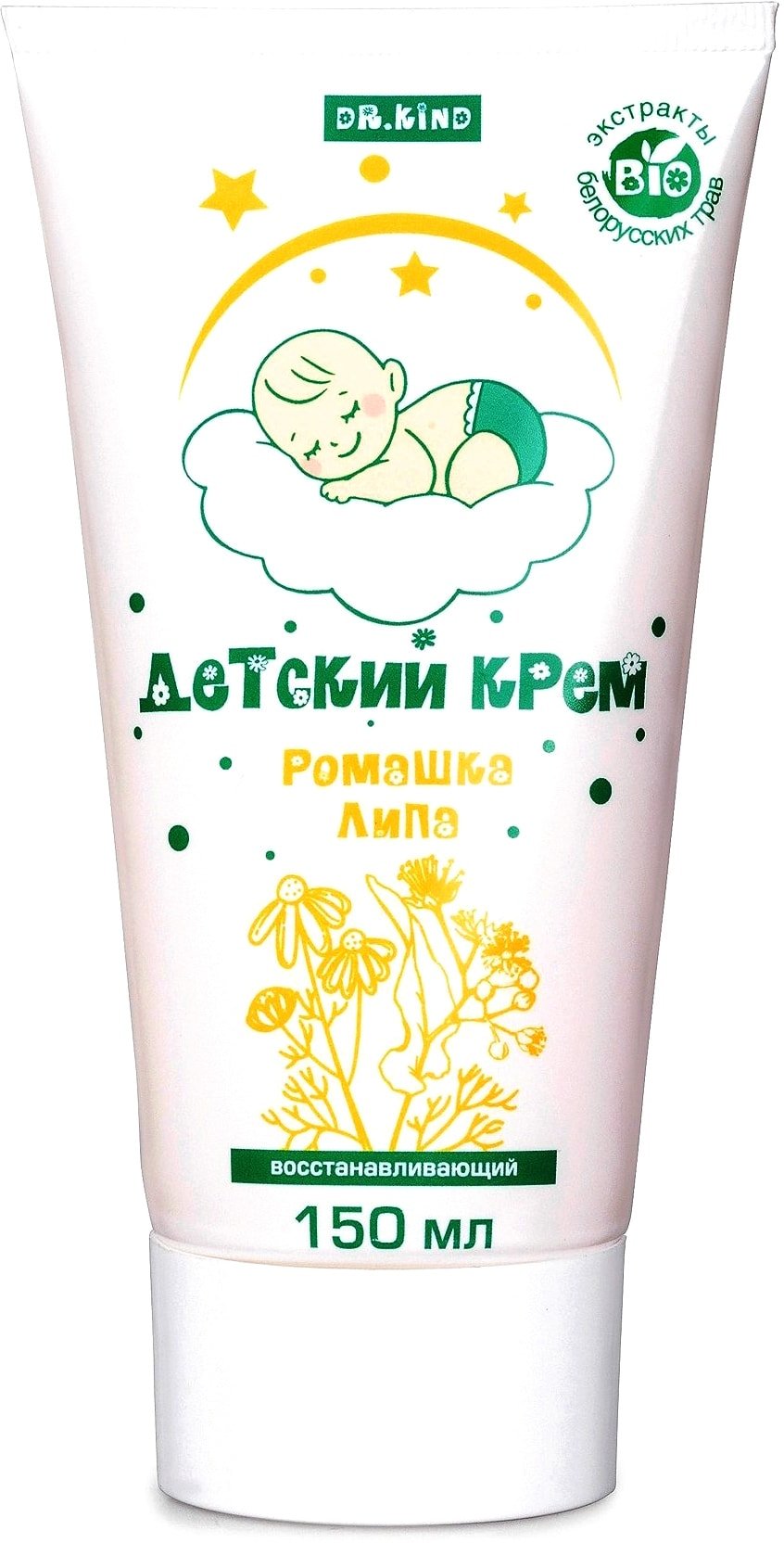 

Крем детский Dr. Kind Восстанавливающий ромашка липа 150 мл