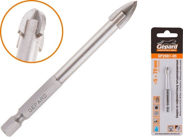Сверло Gepard GP2081-05