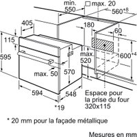 Электрический духовой шкаф Bosch Serie 2 HBF133BA0