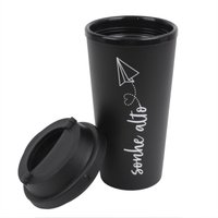 Стакан Darvish С крышкой SR-H-1664-1 (черный)