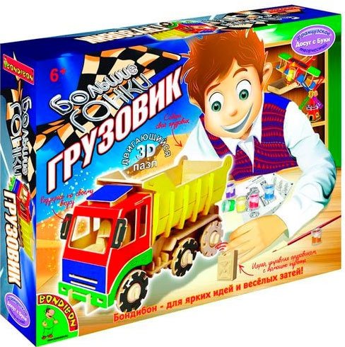 

3Д-пазл Bondibon Большие гонки. Грузовик ВВ1209