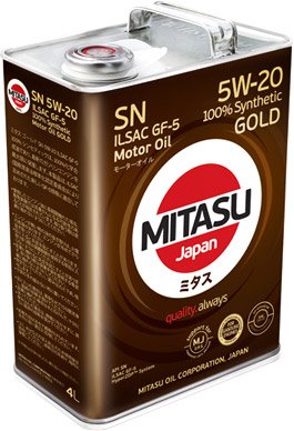 

Моторное масло Mitasu MJ-100 5W-20 4л