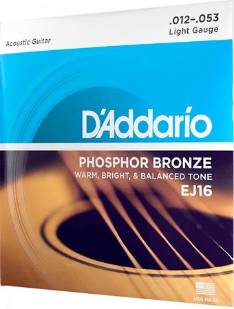Струны для гитары D'Addario EJ16