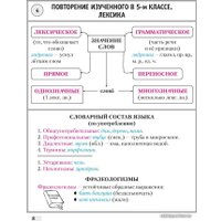 Учебное пособие издательства Аверсэв Русский язык. 6 класс. Опорные конспекты 2022 (Строк Л.И.)