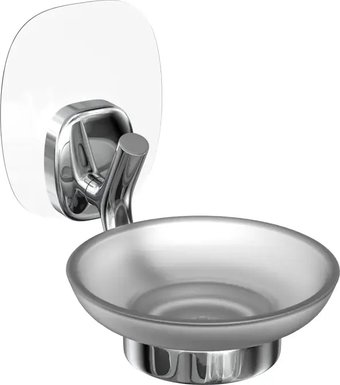 Мыльница Lemer Nature на силиконовом креплении LEM-N06CR (хром)