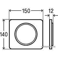 Панель смыва Viega Visign for Style 13 8333.2 (хром) 654 788