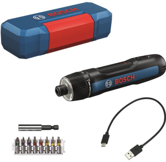 

Электроотвертка Bosch Go Professional 06019H2201 (с АКБ, кейс)