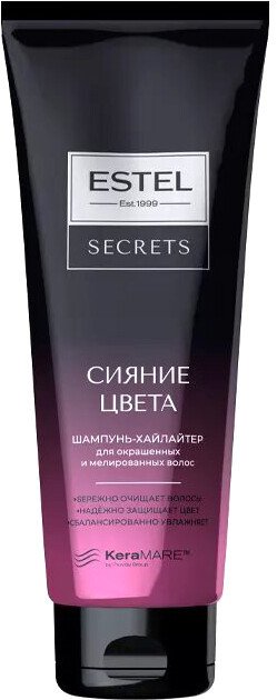 

Шампунь Estel Professional Secrets Сияние Цвета Хайлайтер для окрашенных и мелированных волос 250 мл