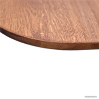 Кухонный стол ОКА Вейв 120-160x80x75 (дуб мореный/черный)