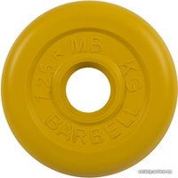Диск MB Barbell Стандарт 26 мм (1x1.25 кг, желтый)