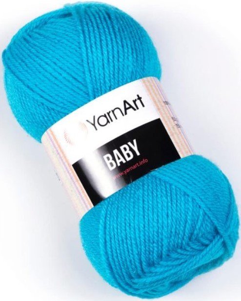 

Пряжа для вязания Yarnart Baby 100% акрил 552 50 г (150 м, бирюзовый)