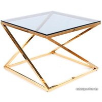 Журнальный столик Signal Liam (дымчатый/золотой)