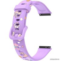 Ремешок Rumi силиконовый для Huawei Band 7 Rabbit cartoon