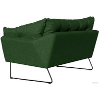 Диван Brioli Анико двухместный (J8/темно-зеленый)